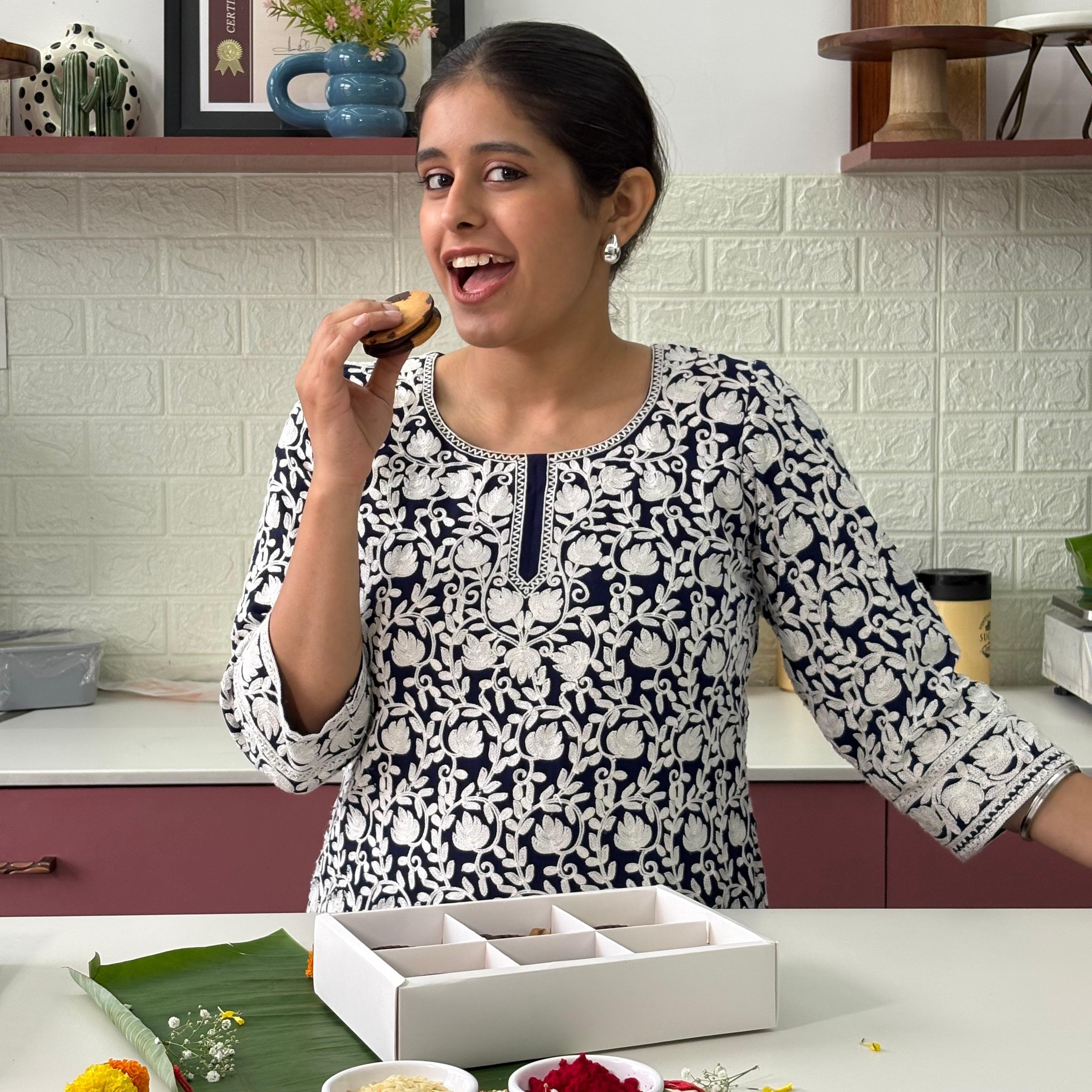 Enjoying Fresh Cookies